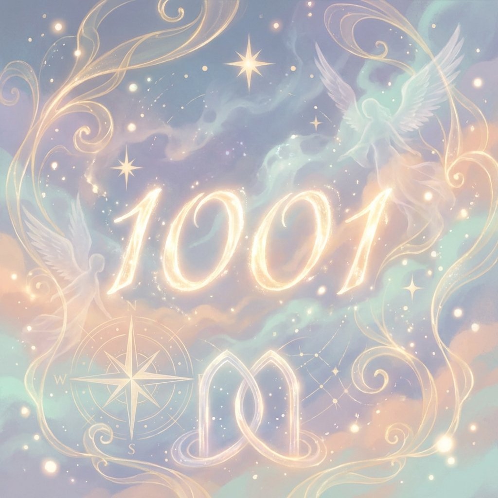 Angel Number 1001 spiritual art