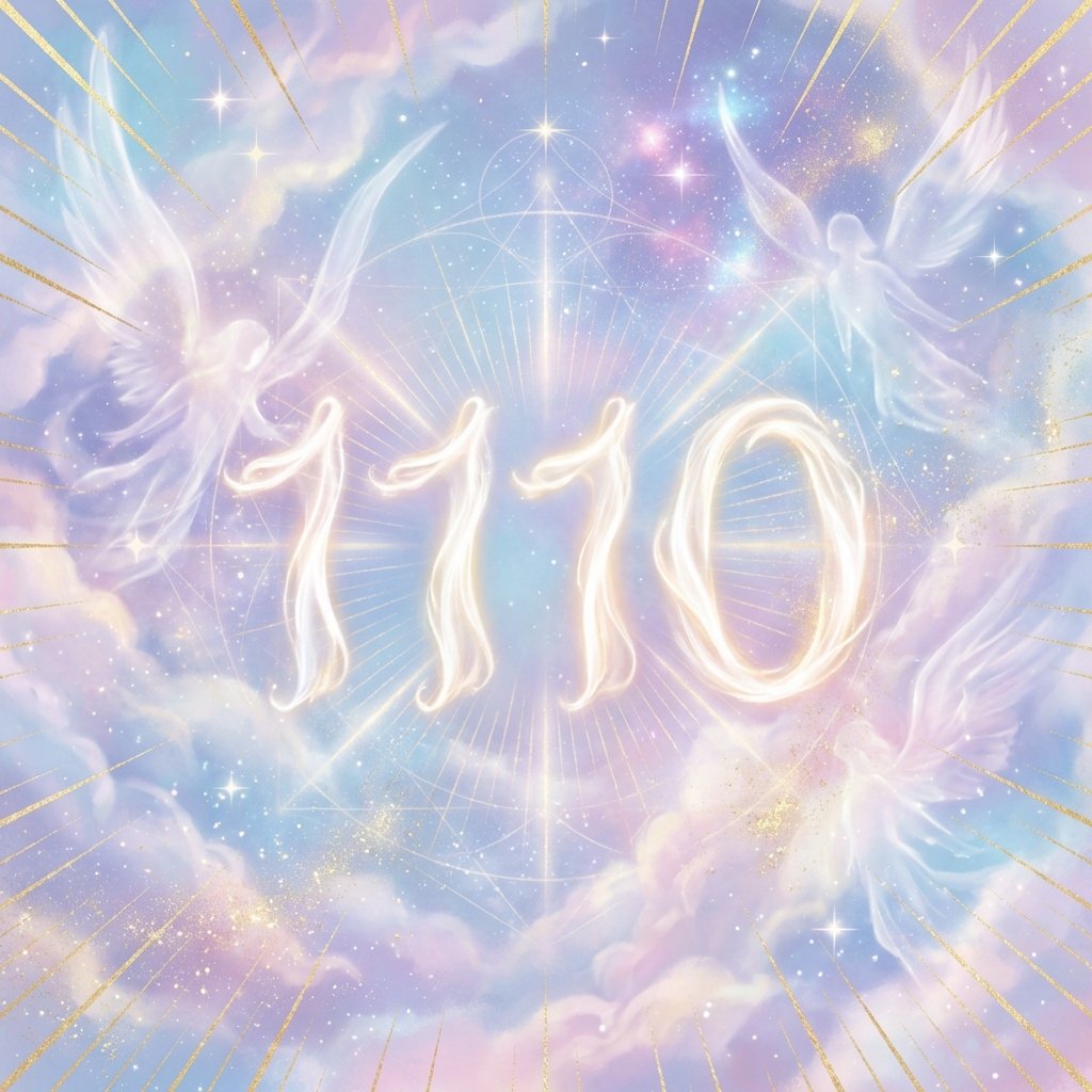 Angel Number 1110 spiritual art