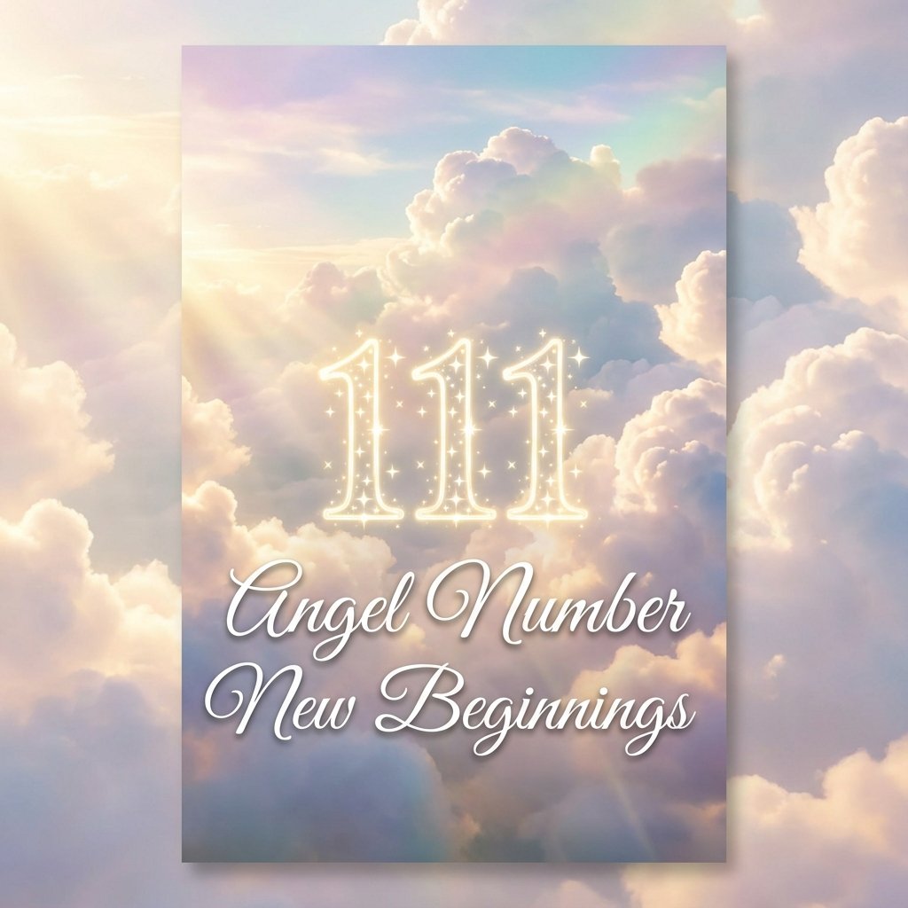 Angel Number 111 spiritual art