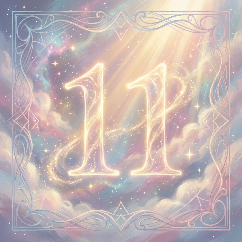 Angel Number 11 spiritual art