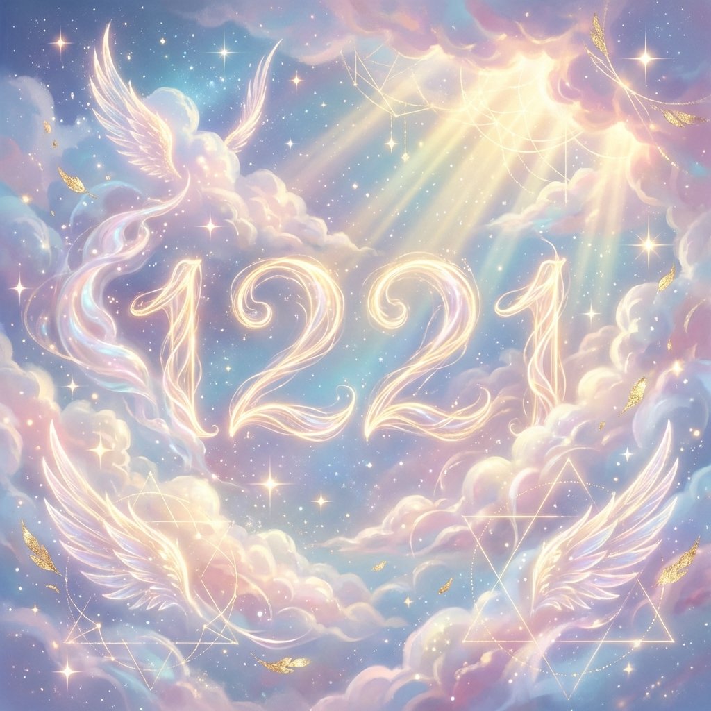Angel Number 1221 spiritual art