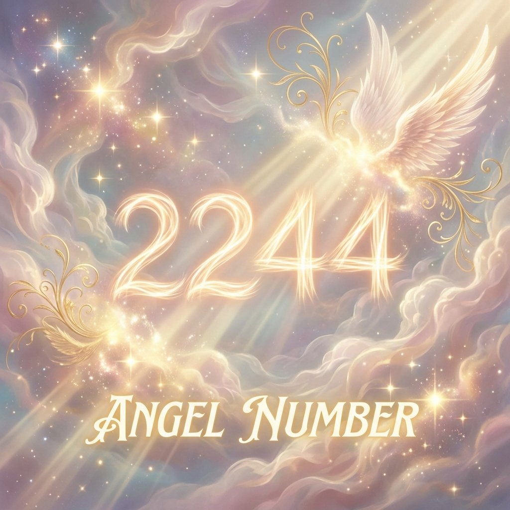 Angel Number 2244 spiritual art