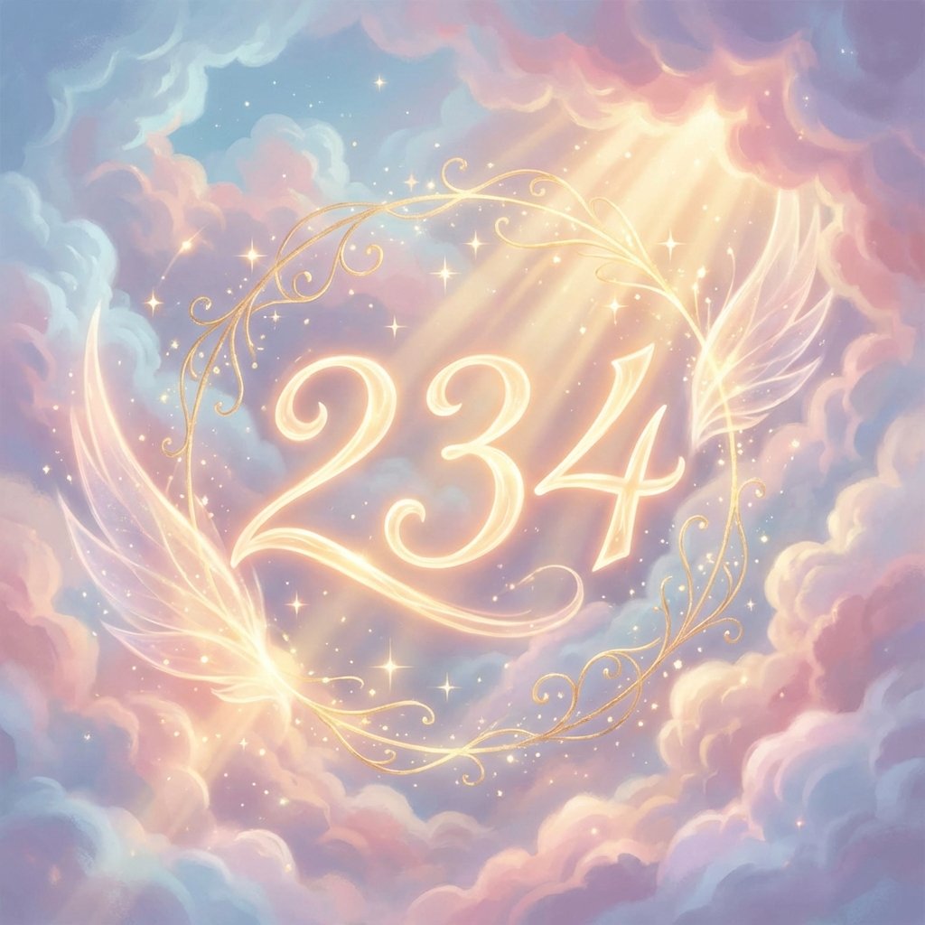 Angel Number 234 spiritual art
