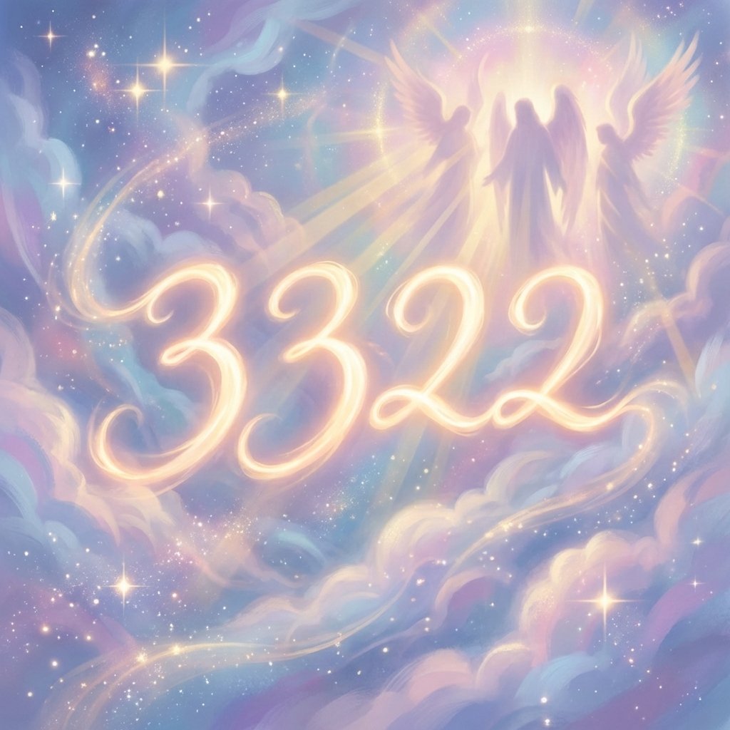 Angel Number 3322 spiritual art