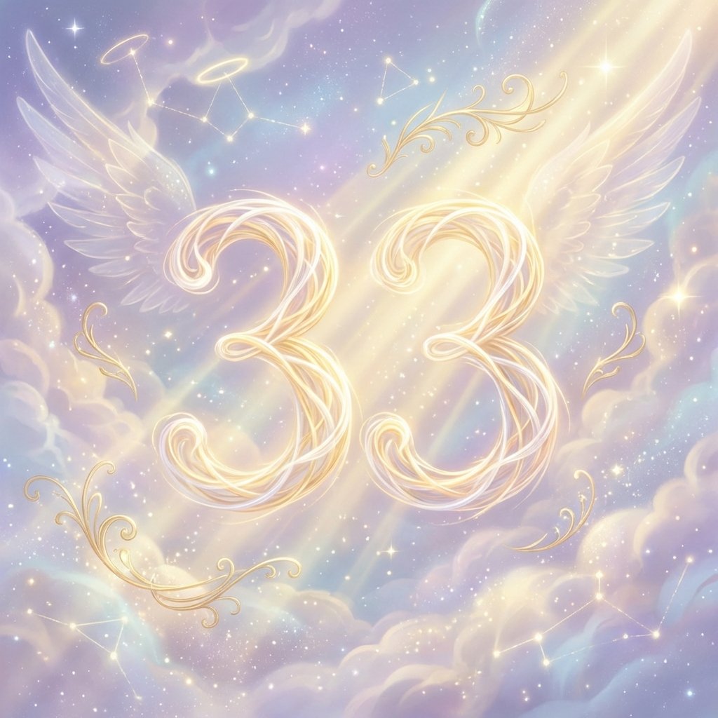 Angel Number 33 spiritual art