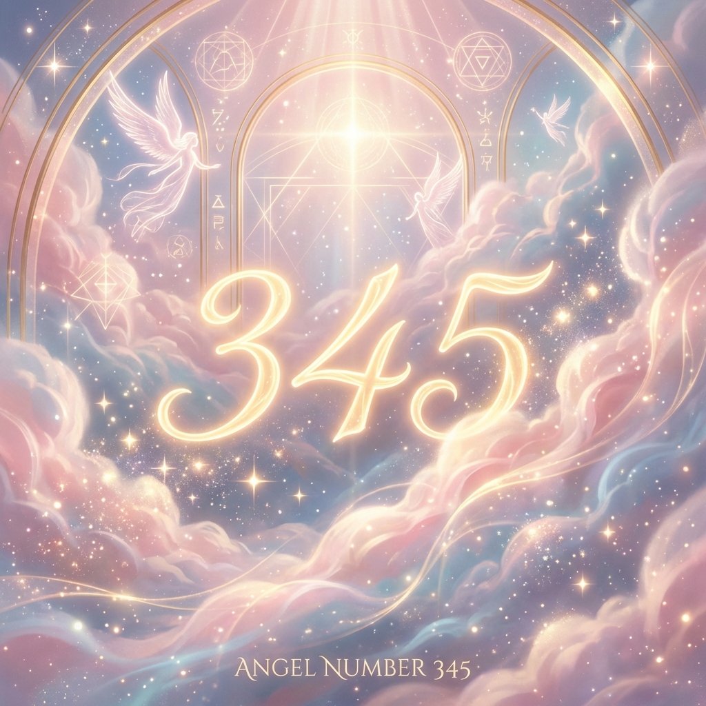 Angel Number 345 spiritual art