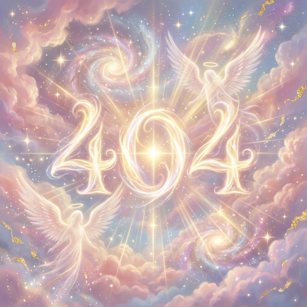 Angel Number 404 spiritual art