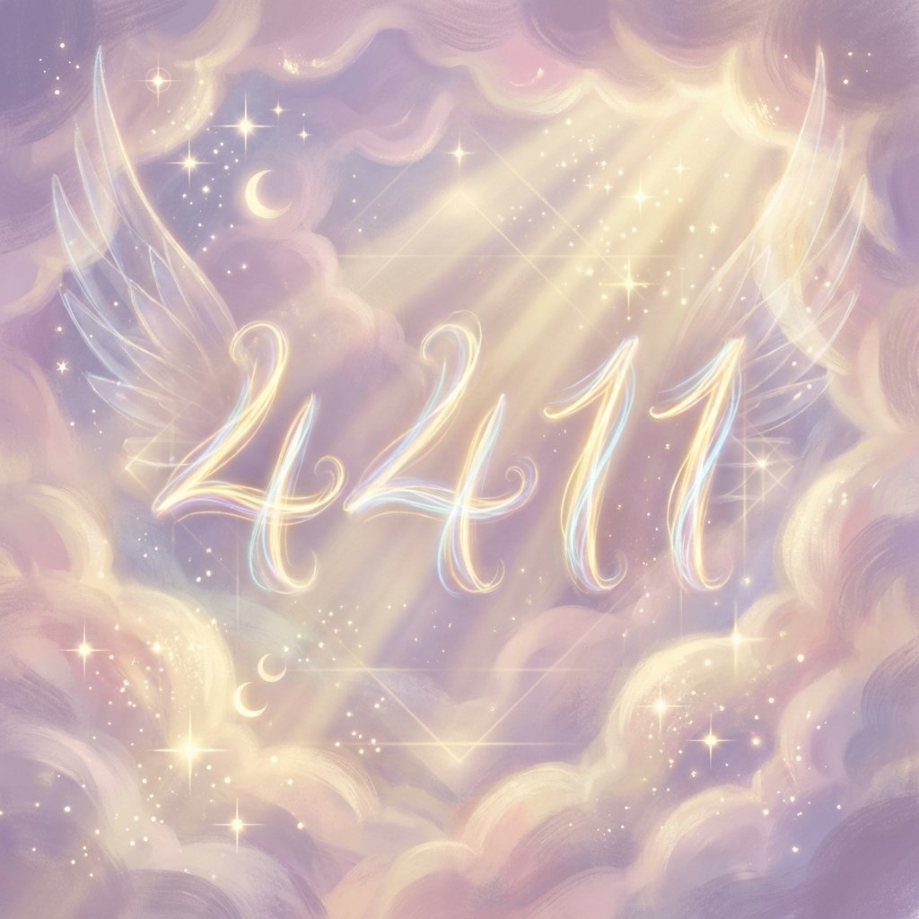 Angel Number 4411 spiritual art