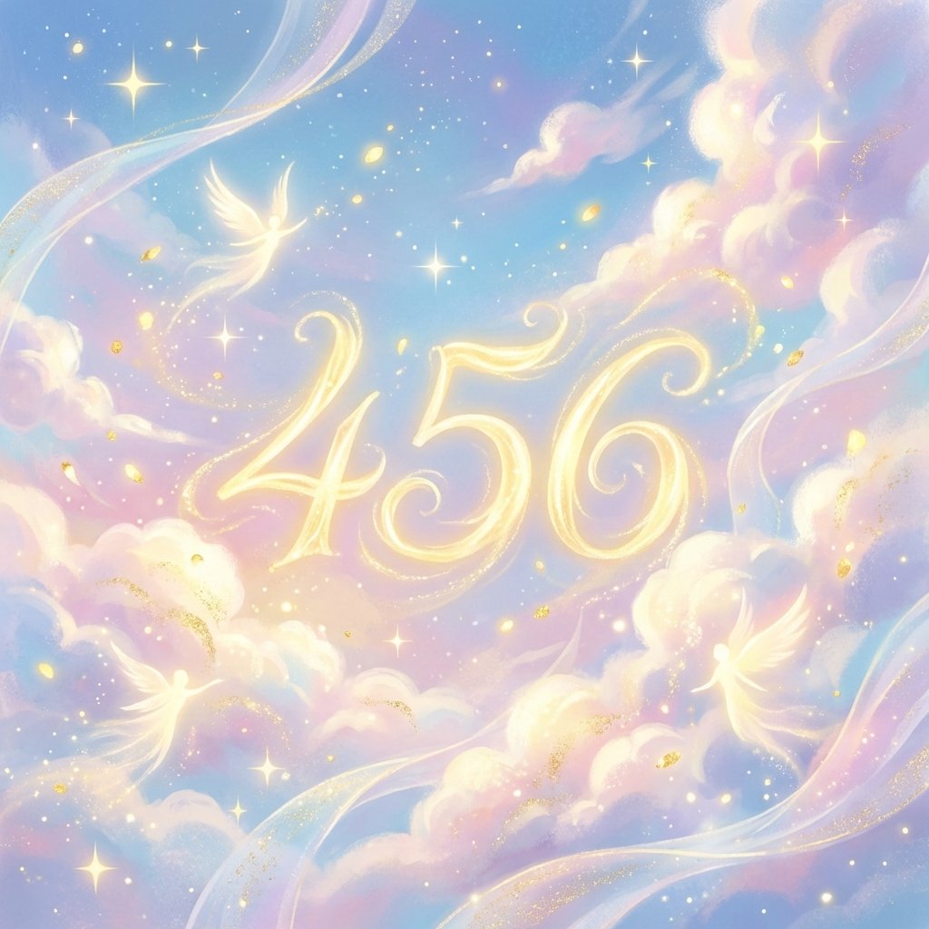 Angel Number 456 spiritual art