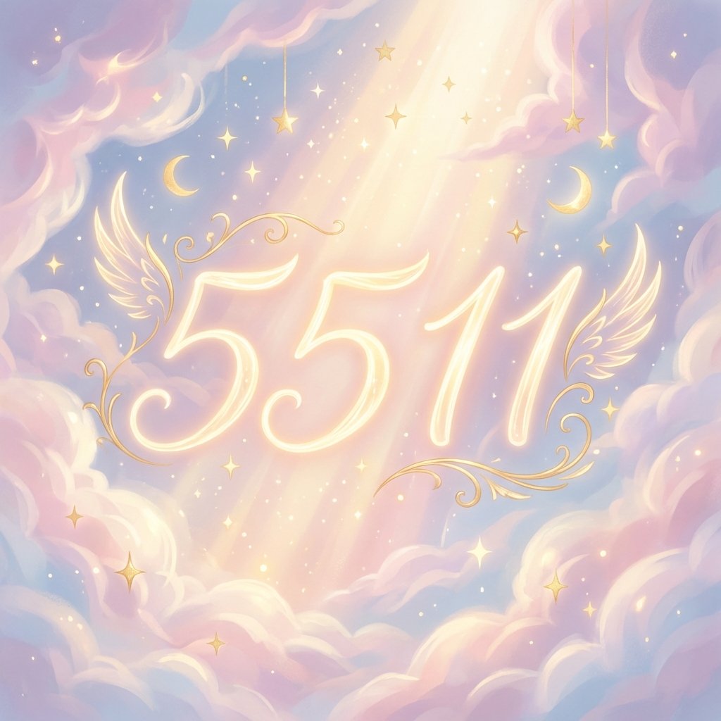 Angel Number 5511 spiritual art
