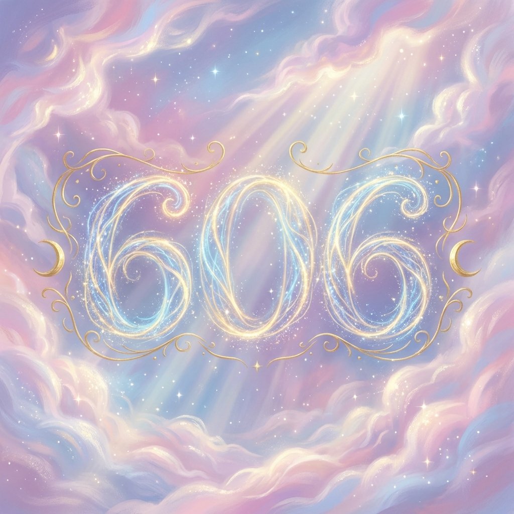 Angel Number 606 spiritual art