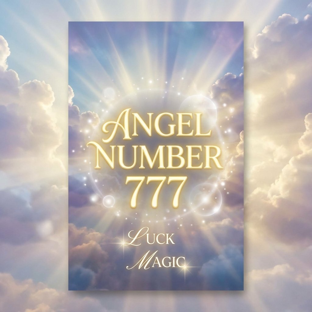 Angel Number 777 spiritual art