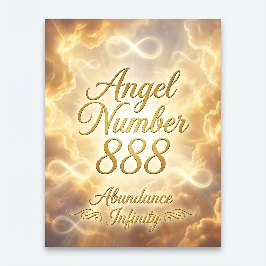 Angel Number 888 spiritual art