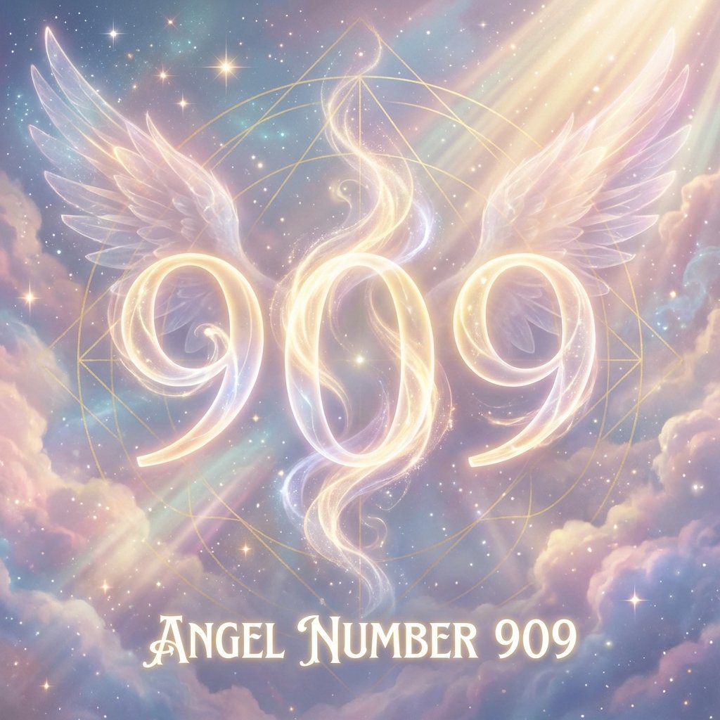 Angel Number 909 spiritual art