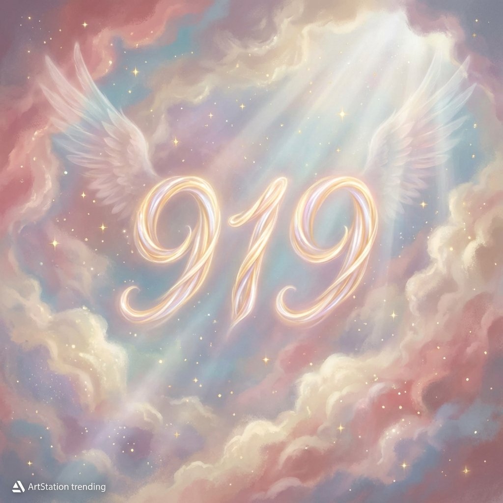 Angel Number 919 spiritual art